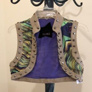 Custo Barcelona Multicolor Studded Vest